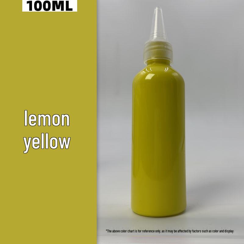 Acrylic Paint 100ML Bottle DIY Washable Children's Plaster Doll Paint