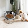 Elevated Cat Bowl Tilted Non-Slip Ergonomic Design Whisker Friendly Pet Dog Feeder for Indoor Cats And Dogs Pet Supplies