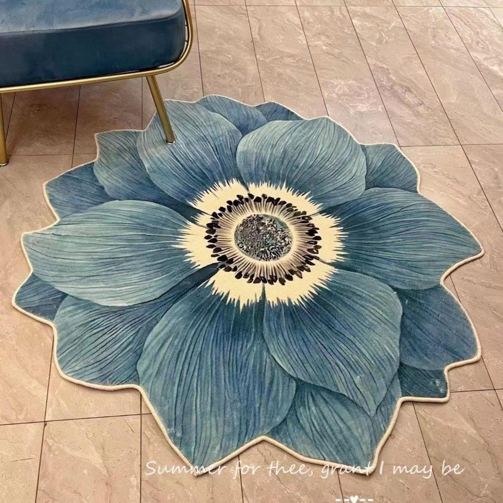 

Irregular Circular Carpet Living Room Sofa Cushion Bedroom Bedside Carpet Computer Chair Cushion 60 * 60cm
