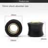 4Pcs Fixed Ring Shock Absorber Bushes 10MM 12MM Black Rubber Sleeve Motorcycle Electric Vehicle Universal Buffer Rubber Ring