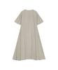 VIS A VIS Crinkled Shirt Dress (Beige)