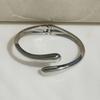 Stainless Steel Wide Bangle for Women Gold Silver Chunky Waterdrop Open Thick Irregular Bracelet Fashion Jewelry Gifts