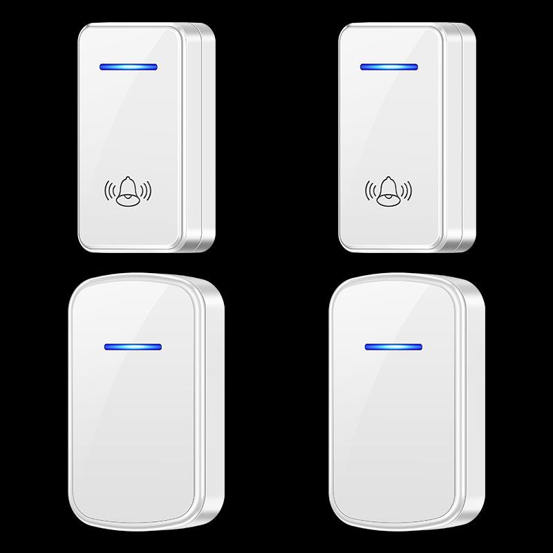 Battery-Powered Wireless Doorbell for Home with Two-to-Two Callers, No Plug-in Required