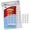 3M Command Hook Cord Clip Wire Stop Clear Mini Size 45 Pieces CL806-45NA Cord Hook