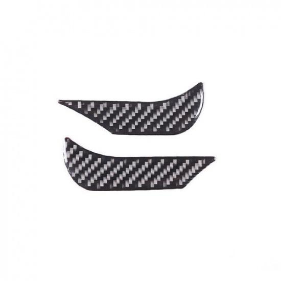 2x Real Carbon Fiber Cluster Panel Sticker Trim For Toyota Tundra -