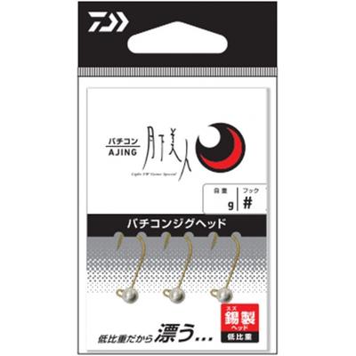 Daiwa Daiwa  Jig Head Tsukishita Beauty Vachicon Jig Head 0.3g  8  0.5  6   Various 0.3g  6