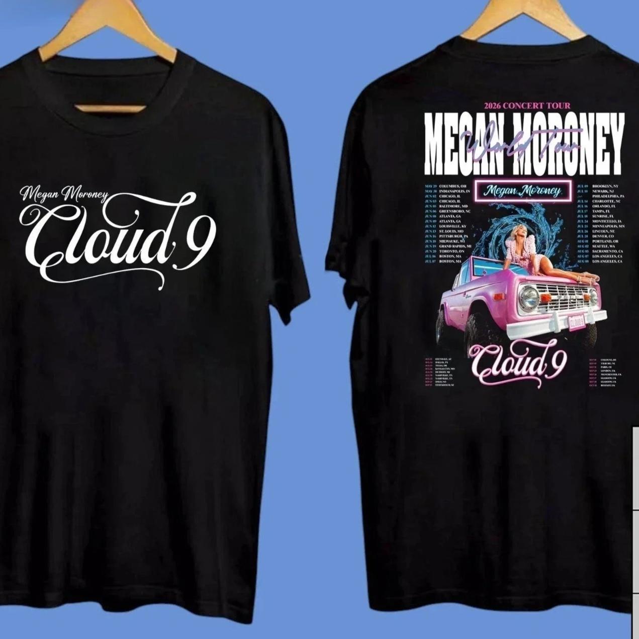 

Футболка Megan Moroney World Tour 2026 Универсальный подарок для мужчин и женщин - Удобная и дышащая для фанатов Y2k 4XL