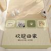 Entry Door Floor Mat Entrance Silk Circle Floor Mat Door Scraping Mud Foot Pad Cartoon Dirt-Resistant Foot Pad