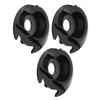 3Pcs Sewing Machine Bobbin Case Wear Resistant Bright Black Bobbin Case Holder for 505A508700