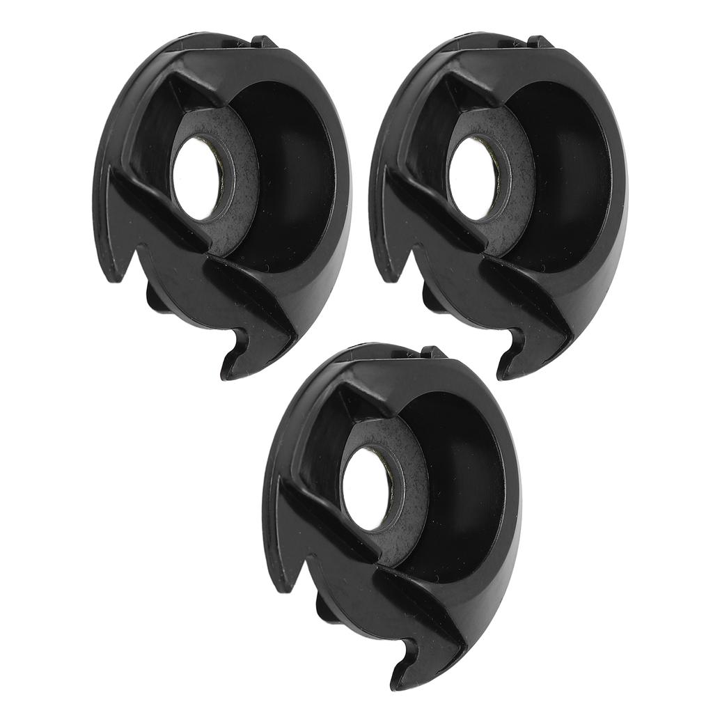 3Pcs Sewing Machine Bobbin Case Wear Resistant Bright Black Bobbin Case Holder for 505A508700