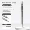 Low Center of Gravity Metal Mechanical Pencil Set 0.3-0.7mm Lead Refill Automatic Pencil Art Sketch Painting Writing Stationery