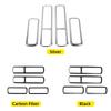 For Toyota Highlander XU70     2024 Hybrid Stainless Steel Car Internal Roof Vent Frame Cover Trim Stickers