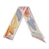 HERMES  H853954S 04  Scarf white/Rose Silk Women