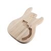 PB T02 Unfinished Electric Guitar Body Sycamore Wood Blank Guitar Barrel for PB Style Bass Guitars DIY Parts