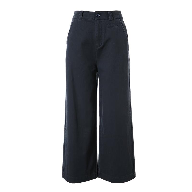 Betu Women's High-Waist Cropped Wide-Leg Casual Pants