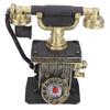 Stor Retro Dekorativ Telefonmodell Vintage Stil Syntetisk Harts Telefon Heminredning för Skrivbordsdekoration Typ 2