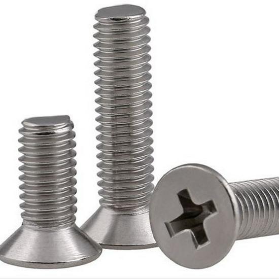 KM Miniature Electronic Countersunk Phillips Screws - M1.2, M1.4, M1.6, M1.7, M2, 2.5, 3