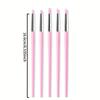 5Pcs DIY Manicure Silicone Nail Brush Small Head Polish Tip Silicone Nail Art Pen  Nail Art