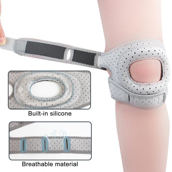 1/2Pcs Sport Knee Pads Adjustable Knee Brace with Decompression Technology Knee Support Protector for Athletes