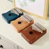 17 Tasti Kalimba Pianoforte a Pollice Tastiera Impiallacciata in Legno Massiccio Strumento Musicale Kalimba Pianoforte a Dita Regalo di Natale per Amanti della Musica