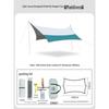 Jiang Hong Butterfly Canopy Tent: Rainproof Sunshade for 10-15 People - Ideal for Camping and Beach Picnics