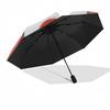 Pippi Longstocking Themed Travel Umbrella-8 Ribs Automatic Opening and Closing, Portable Folding Design, Compact and Stylish Umbrella Suitab