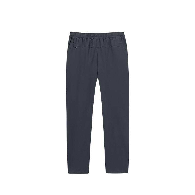 Anta 2026 Solid Color Sports Lace-Up Comfortable Breathable Versatile Straight Leg Business Commuter Woven Long Pants Casual Pants 152617502S-3