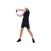FILA Solid Logo Casual Round Neck Sports Short Sleeve T-Shirt Men Tops Black A11M221118F-BK