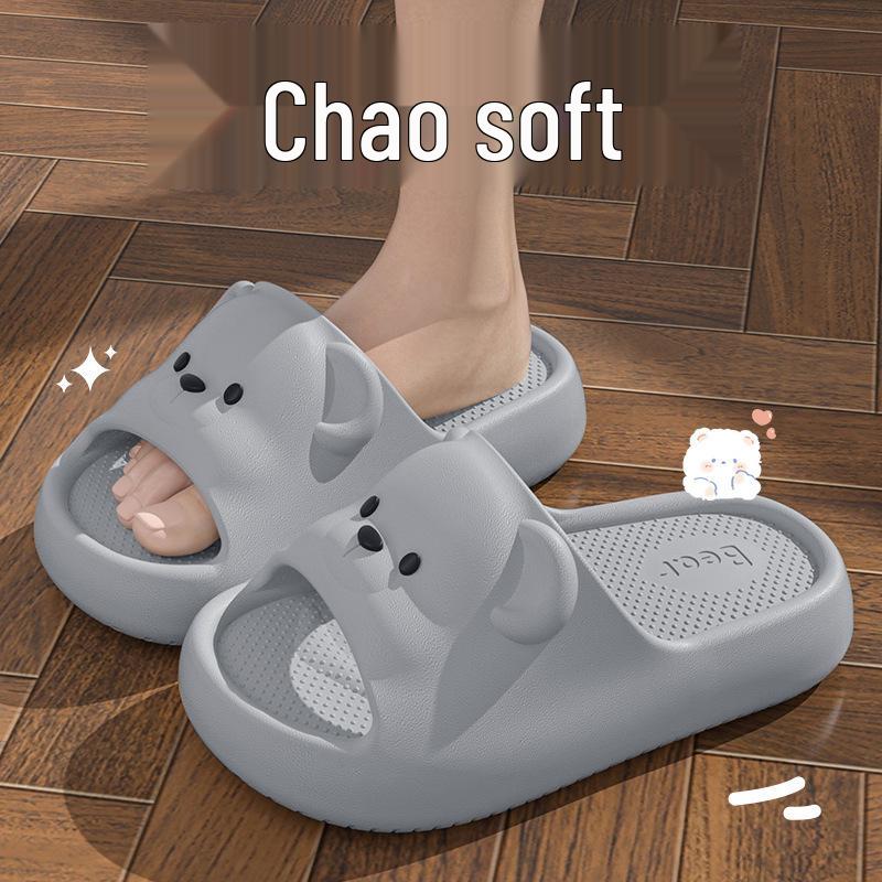 Kids' Summer Cartoon Sandals, Family Set for Boys & Girls, Indoor Odorless Bath Footwear