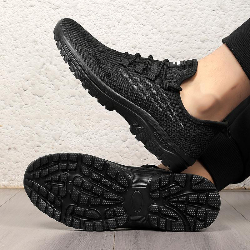 

Men s Ultra-light Soft Sole Casual Spring Shoes – Breathable, Non-slip, Wear-resistant, Anti-odor Sports Shoes. 39 чёрный