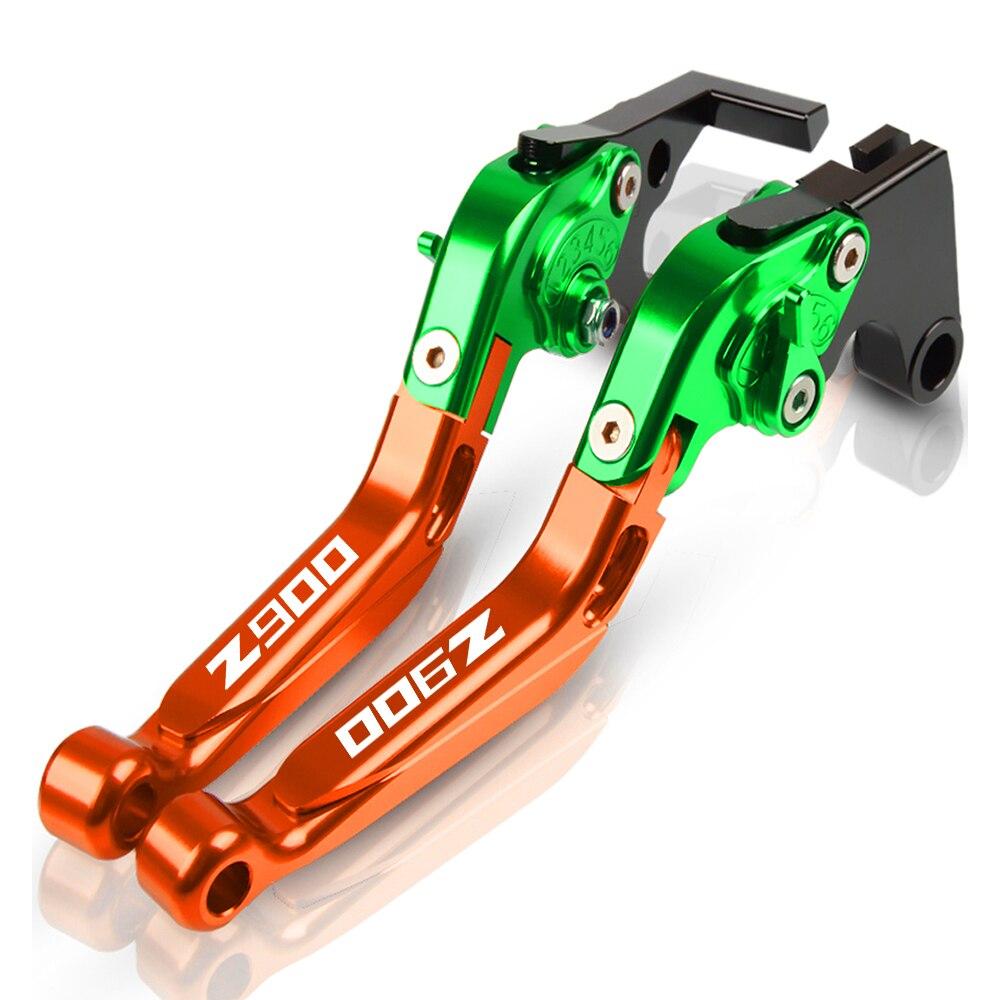 Motorcycle CNC Adjustable Extendable Foldable Brake Clutch Levers Handle Brakes Z900 For Kawasaki Z900 2017