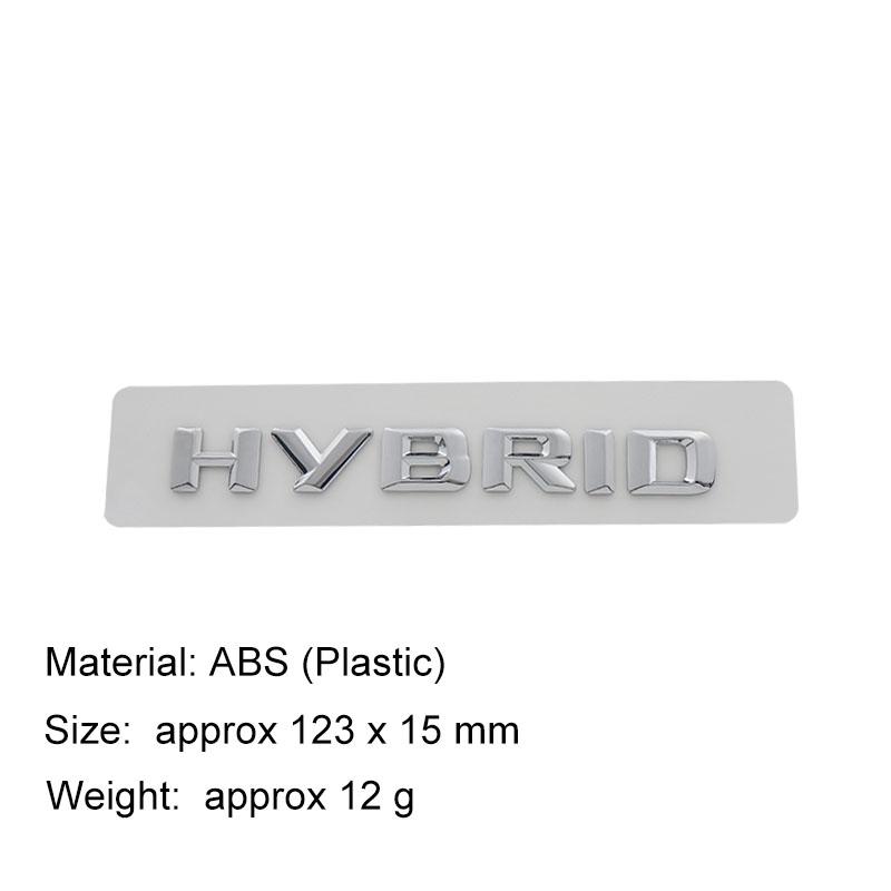 

3D ABS Гибридные Буквы Логотип Наклейка с Буквами для Авто Эмблема на Задний Бампер Багажника Аксессуары jian-chrome