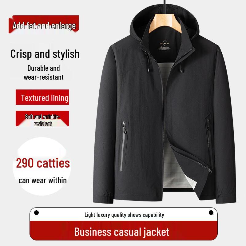 Men s Plus Size Casual Business Lapel Jacket 6XL