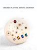 Interactive LED Wooden Busy Board: Children's Early Education Toy with Switches & Sockets