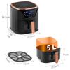 Air Fryer Bd-652 Black And Gold