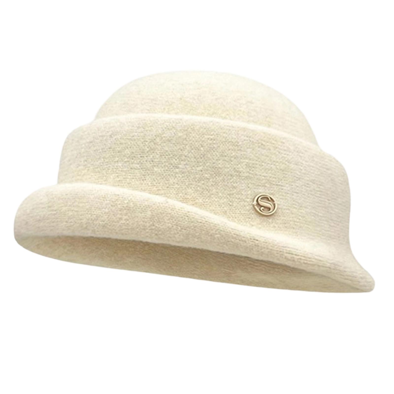 Женская высококачественная шляпа-цилиндр, дышащая золотая шляпа рыбака, универсальная и элегантная шляпа-котелок бежевый