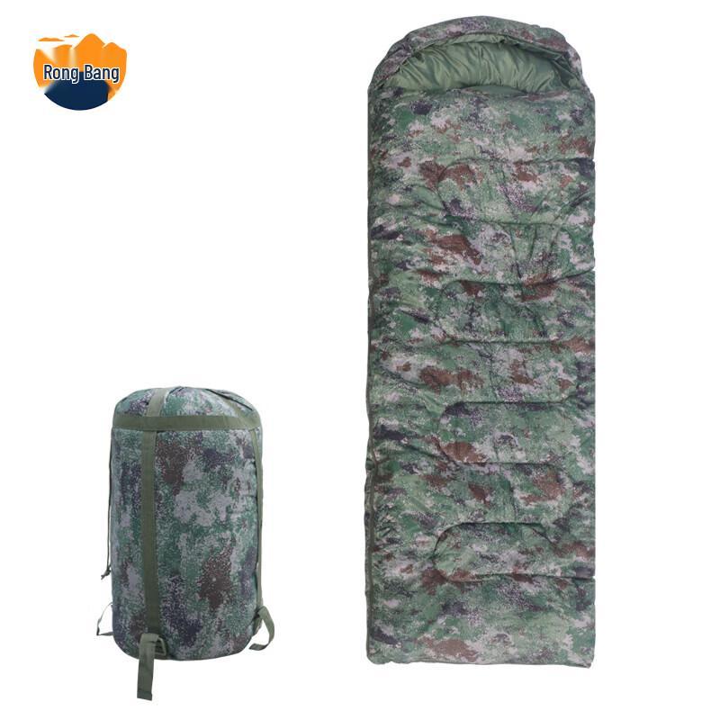 Rongbang Camouflage Envelope Camping Sleeping Bag