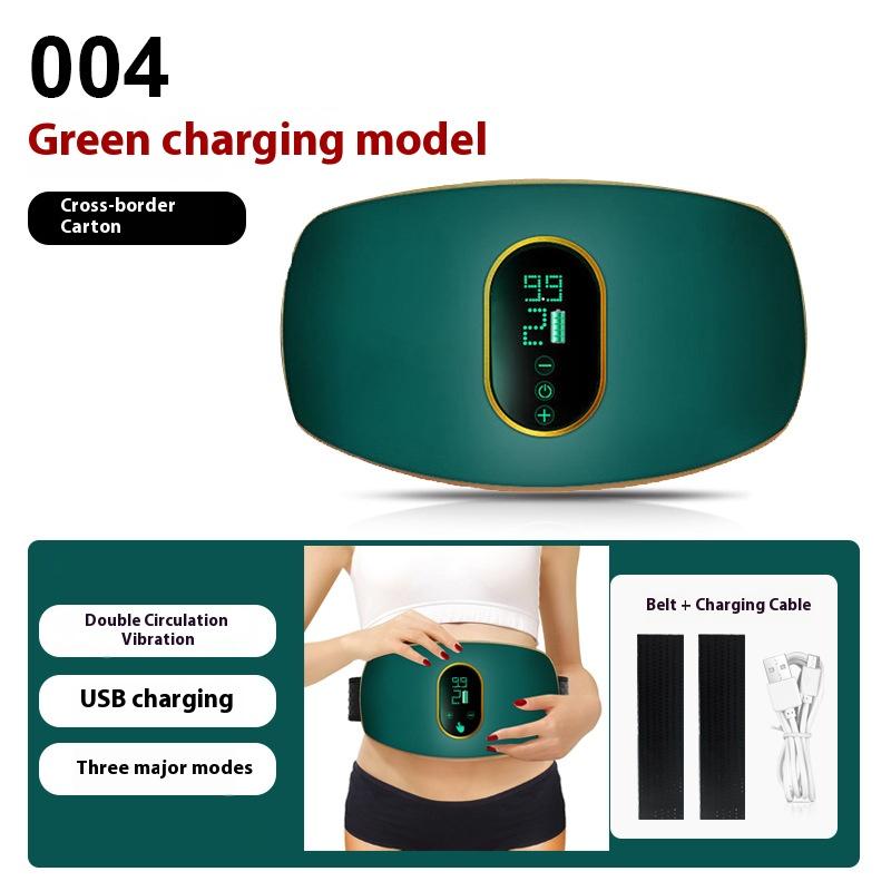 

Перезаряжаемый вибрационный фитнес-пояс - Тонизатор для живота и кора для тренировок и похудения, Портативный массажер для живота, талии, бедер и ног