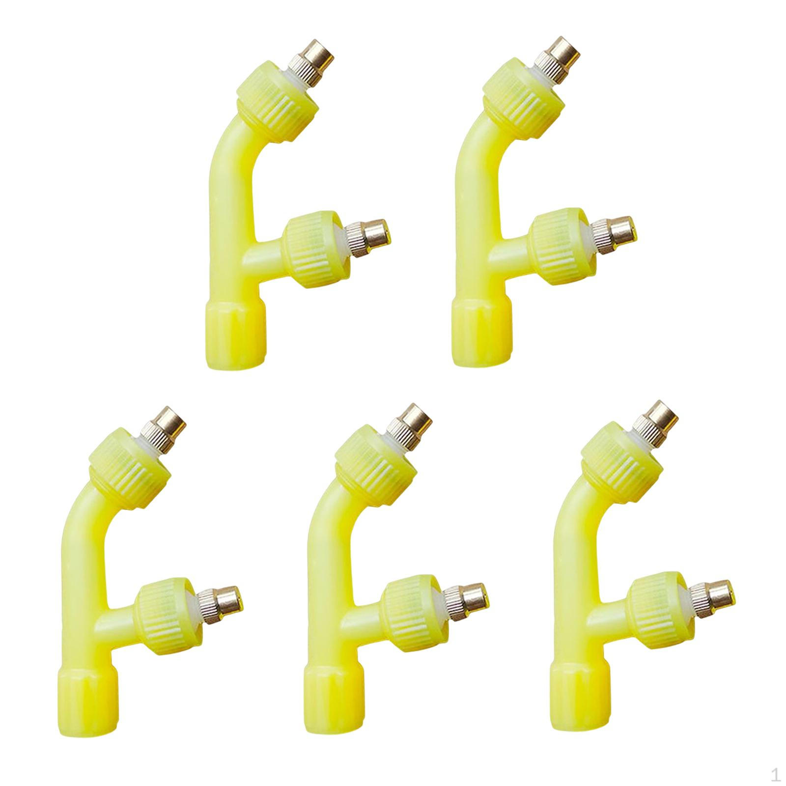 5 Pcs Irrigation Spray Sprinklers Agricultural Nozzle Fittings 2 holes