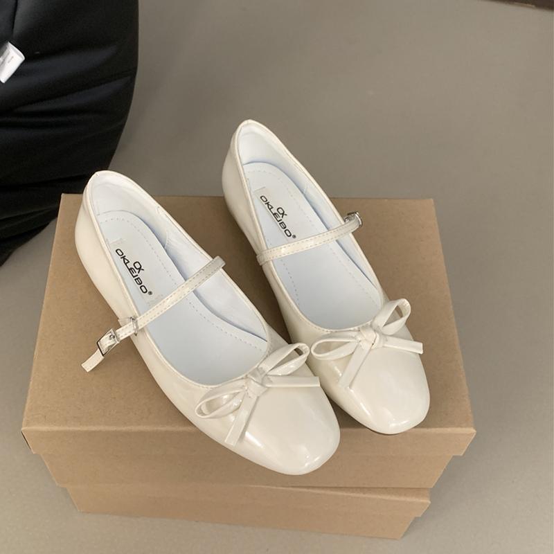Fashion SUOJIALUN 2025 Spring New Brand Women Flat Shoes Fashion Round Toe Shallow Ladies Elegant Mary Jane Shoes Soft Dress Single Shoe