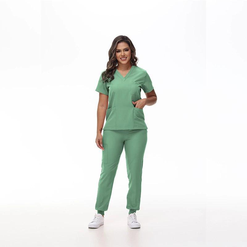 Beauty Salon Operating Room Doctors and Nurses Work Uniforms, Surgical Gowns, Quick-drying and Comfortable Stretch Hand-washing Gowns