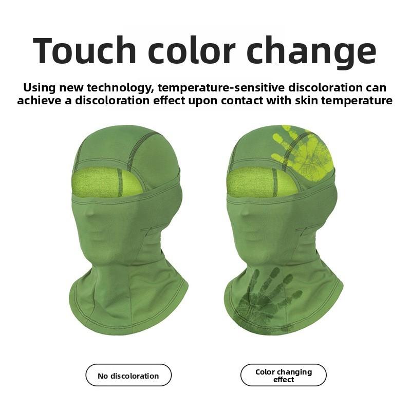 Outdoor Windproof Thermal Colorchange Face Cover For Cycling And Winter Activities