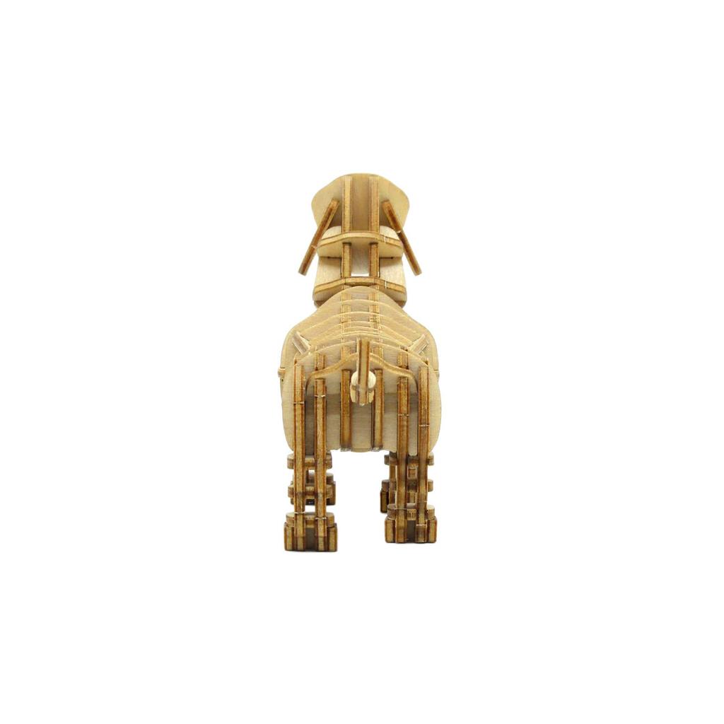 Dachshund A wooden 3D puzzle DIY craft kit that can be enjoyed by elementary school children to adults An educational toy for boys and girls A wooden