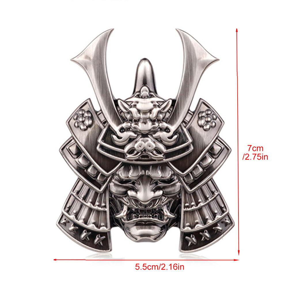 3D Autoaufkleber Premium Krieger Metall Auto Seitenkotflügel Heckklappe Totenkopf Emblem Abzeichen Aufkleber für jedes Fahrzeug LKW Auto Motorrad Wohnmobil