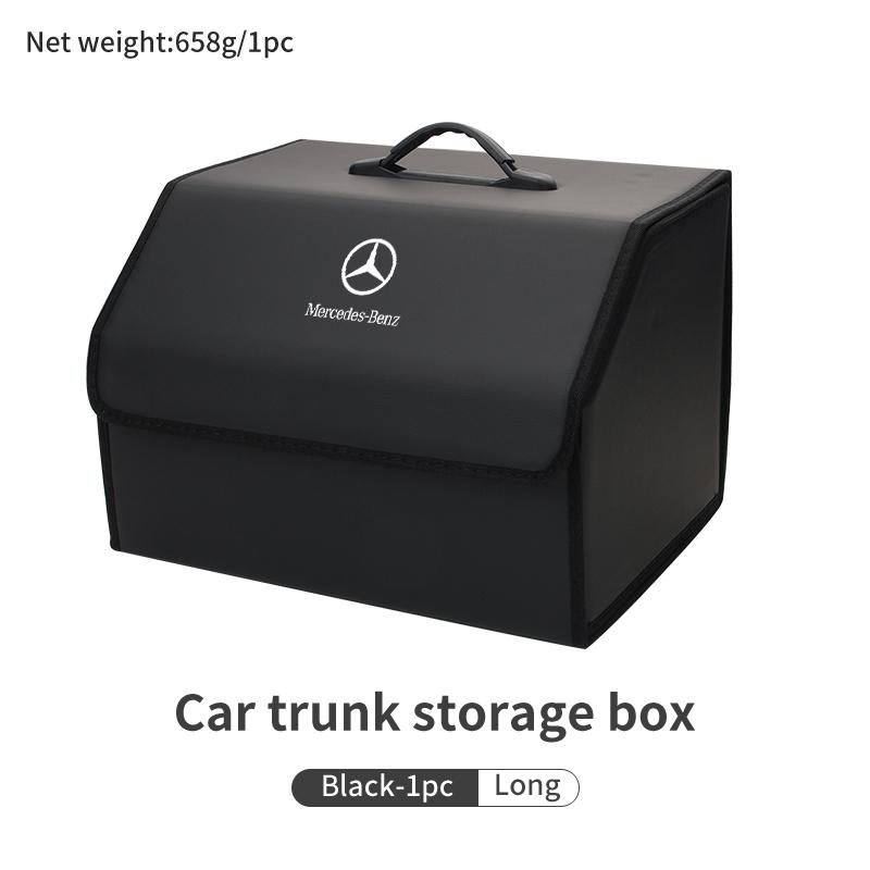 CRS1 Car Organizer Trunk Storage Bag Stowing Multiues Tidying Box For Mercedes Benz W202 W212 W126 W140 W168 W177 CLS GLE GLC GLS CLA