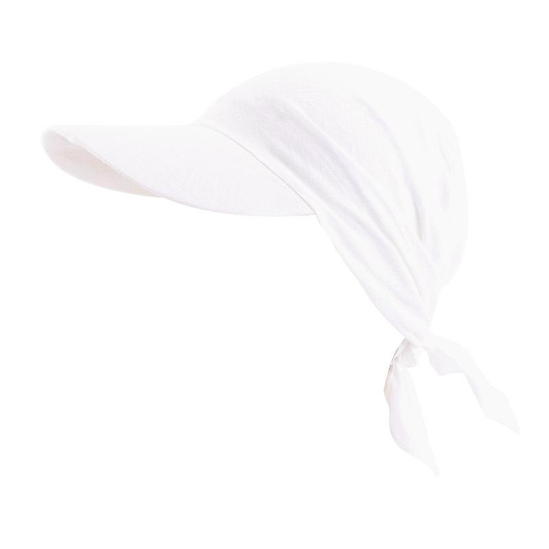 Sport Hat UV Protection Sun hats Square Visor Hat Windproof Women Baseball Cap Outdoor Sports Solid Color Headscarf Beach Hat