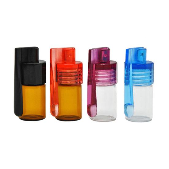 בקבוק תבלינים 36 מ"מ/51 מ"מ זכוכית כלי אבקה חסין לחות קל לניקוי בקבוק תבלינים מעשי רב תפקודי קל משקל