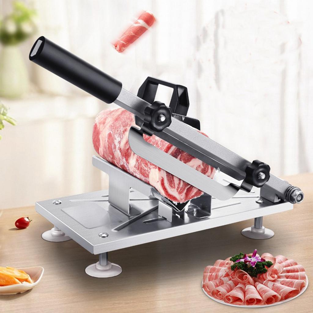 Slicer Kitchen Gadgets Frozen Meat Cutting Machine Beef Herb Mutton Rolls Stainless Steel Cutter Household Manual Lamb