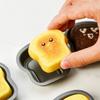 1/6Pcs Toast Bread Pattern Carbon Steel Cake Mold Madeleine Muffin Cake Pan Jam Sandwich Dessert Kitchen Accessories Gadgets