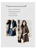 Women's High-End Slimming Lambskin Leather Jacket - Mid-Length Coat for Spring and Autumn
